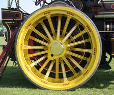 Steam Engine Wheel Royalty Free Stock Photo
