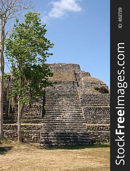 Chacchoben Mayan Ruins in Mexico. Chacchoben Mayan Ruins in Mexico