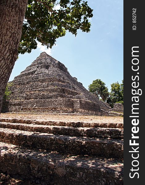 Chacchoben Mayan Ruins in Mexico. Chacchoben Mayan Ruins in Mexico