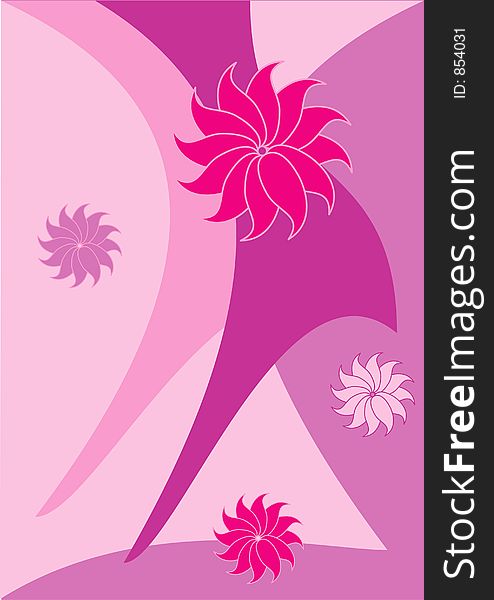 Modern pink illustration background. Modern pink illustration background