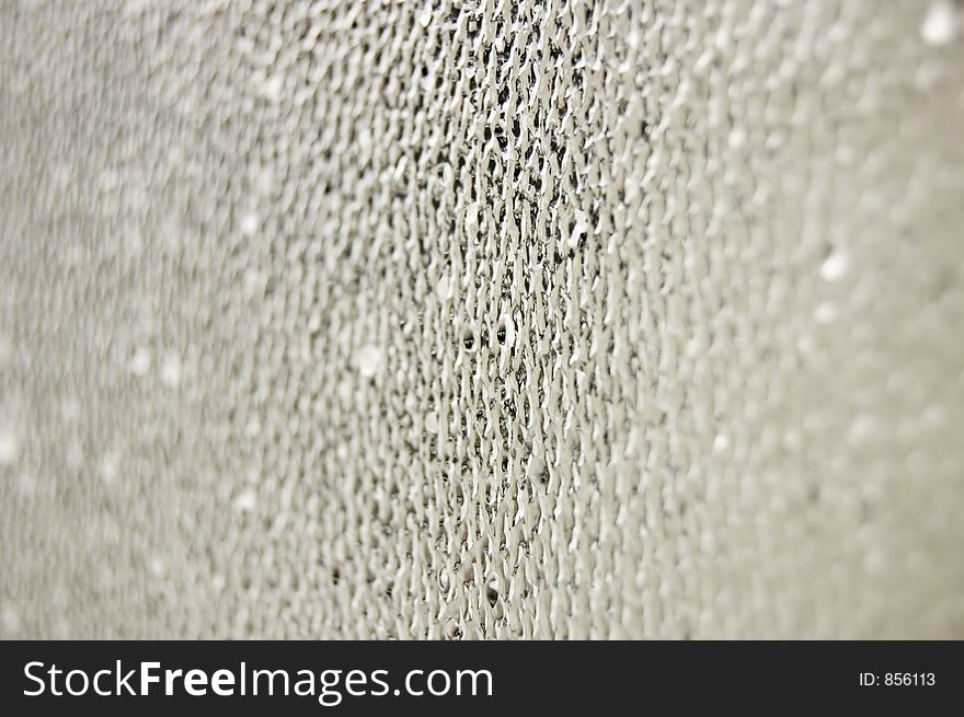 Water Drops on window. Shallow Depth of field.