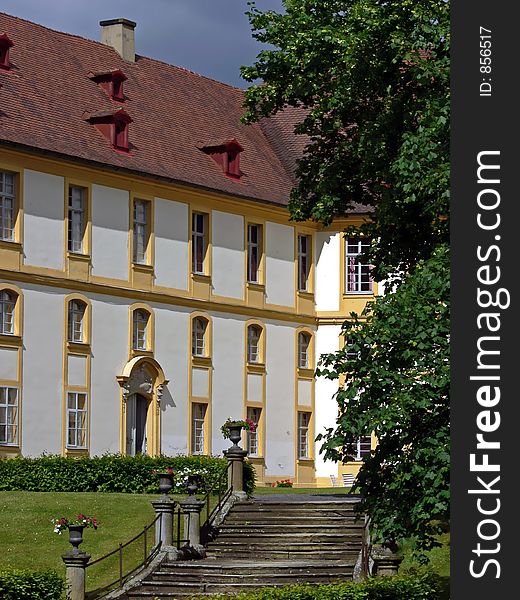 Part of a baroque castle in Bavaria