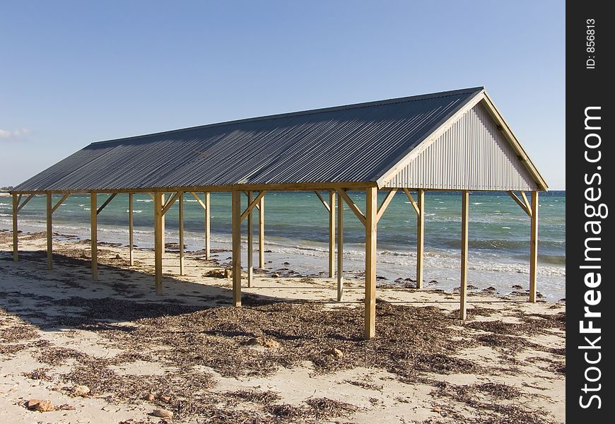 Shelter from the sun..if you sit alongside it, not under it!. Shelter from the sun..if you sit alongside it, not under it!