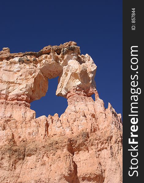 Arch at Tower Bridge - Bryce Canyon National Park. Arch at Tower Bridge - Bryce Canyon National Park