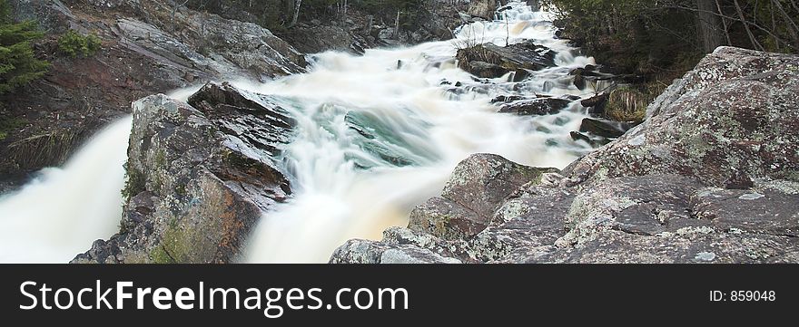 Rapids in a river. Rapids in a river.