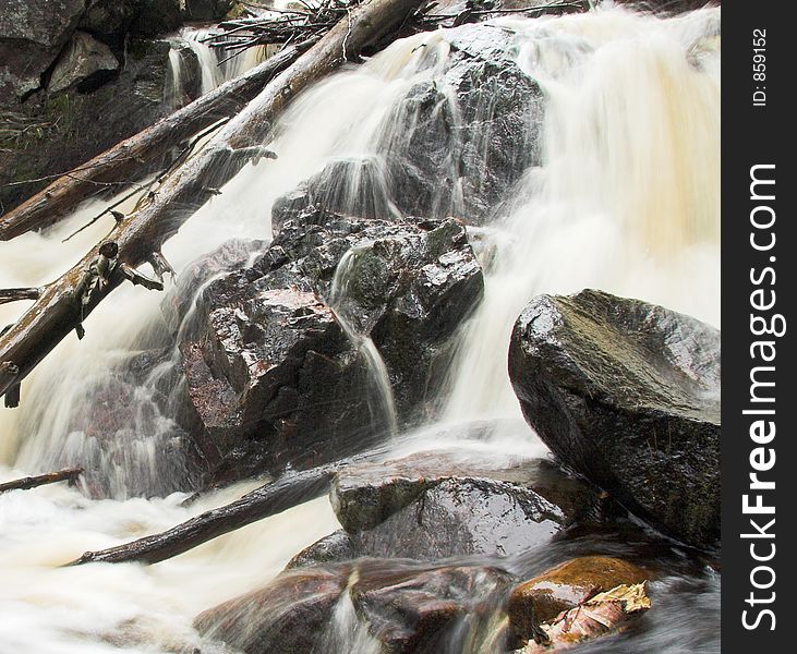 Flowing river detail