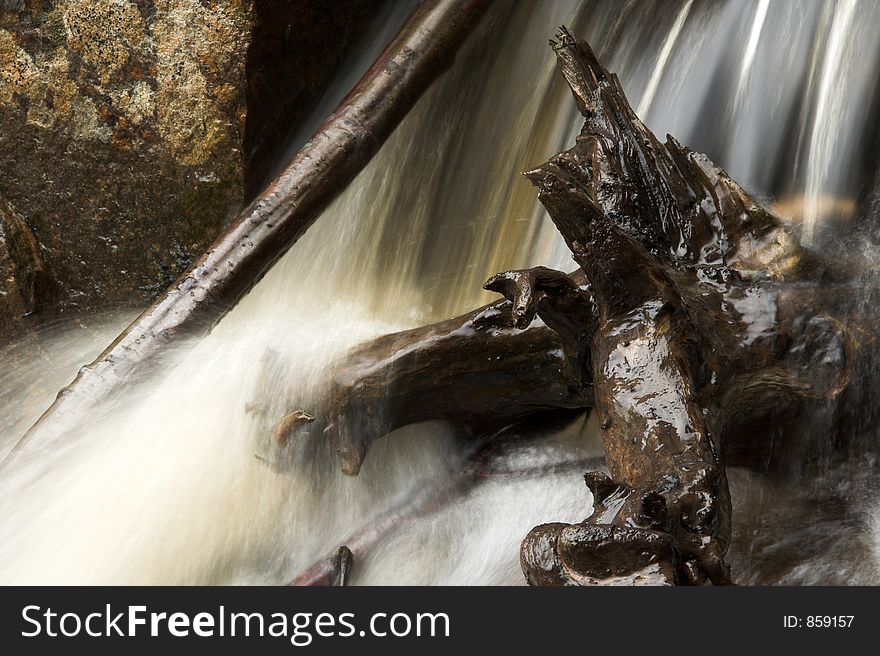 Flowing water, river detail. Flowing water, river detail.