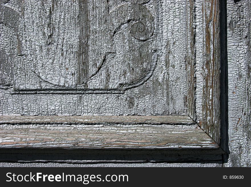 Wood surface of an old door