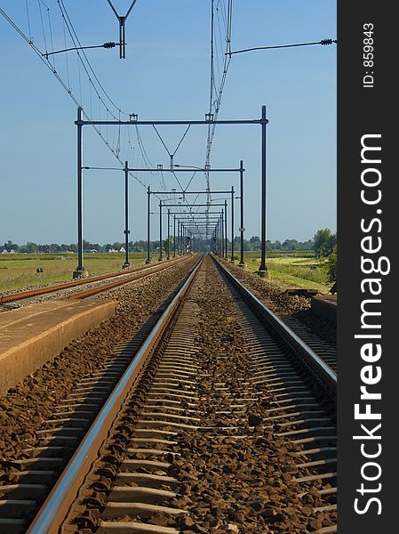 A railway in the netherlands