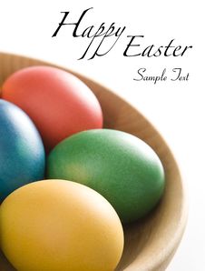 Colorful Easter Eggs Stock Photo