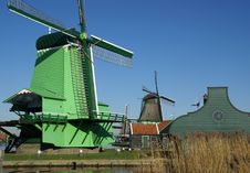 View On Windmill For Grinding Pigements, Saw Mill Royalty Free Stock Photography View On Windmill For Grinding Pigements, Saw Mill Royalty Free Stock Photography