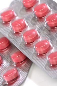 Medicine Pills In Blister Packs Stock Photos