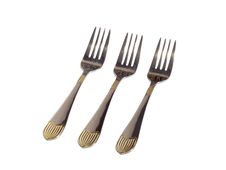 Three Table Forks Royalty Free Stock Image