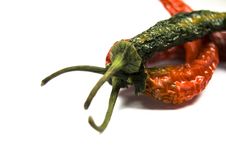 Dried Chillies Royalty Free Stock Photos