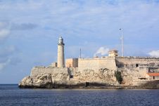 The Morro Lighthouse In Havana Bay Stock Images The Morro Lighthouse In Havana Bay Stock Images