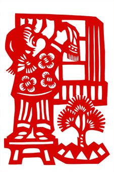 The Traditional Paper Cut Royalty Free Stock Photos The Traditional Paper Cut Royalty Free Stock Photos