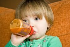 Baby Drinking Stock Photography Baby Drinking Stock Photography