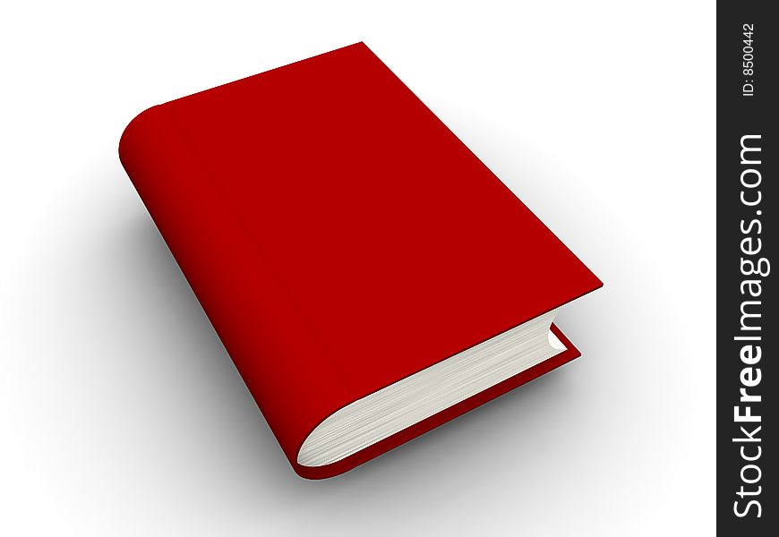 The big book on a white background. The big book on a white background
