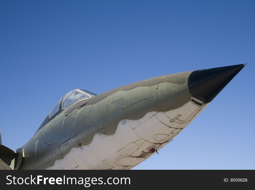 Nose cone of a fighter plane
