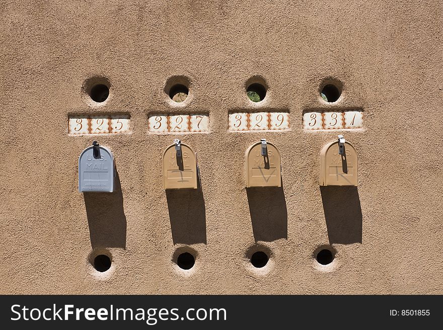 Mailboxes in Santa Fe