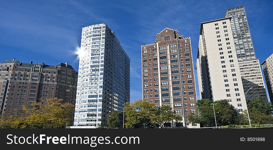 Apartaments along Lake Shore Drive - Chicago, IL.