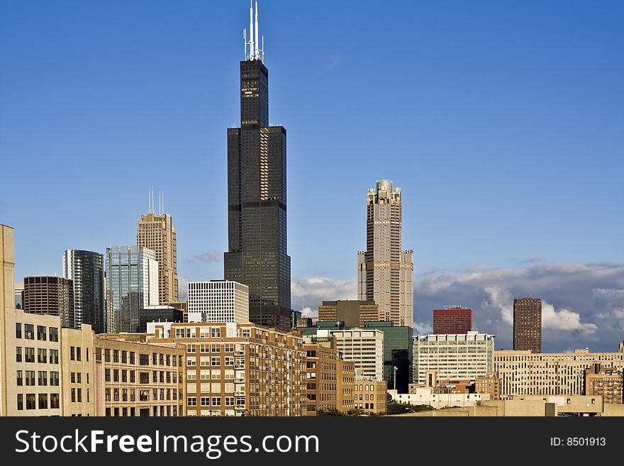 Panorama of South Loop - Chicago, IL.