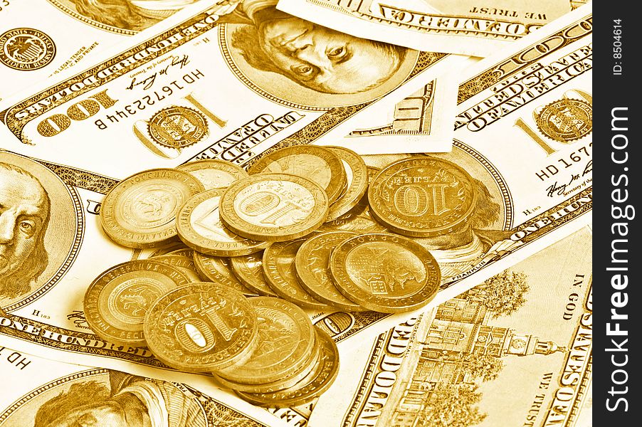 Close Up Money Background