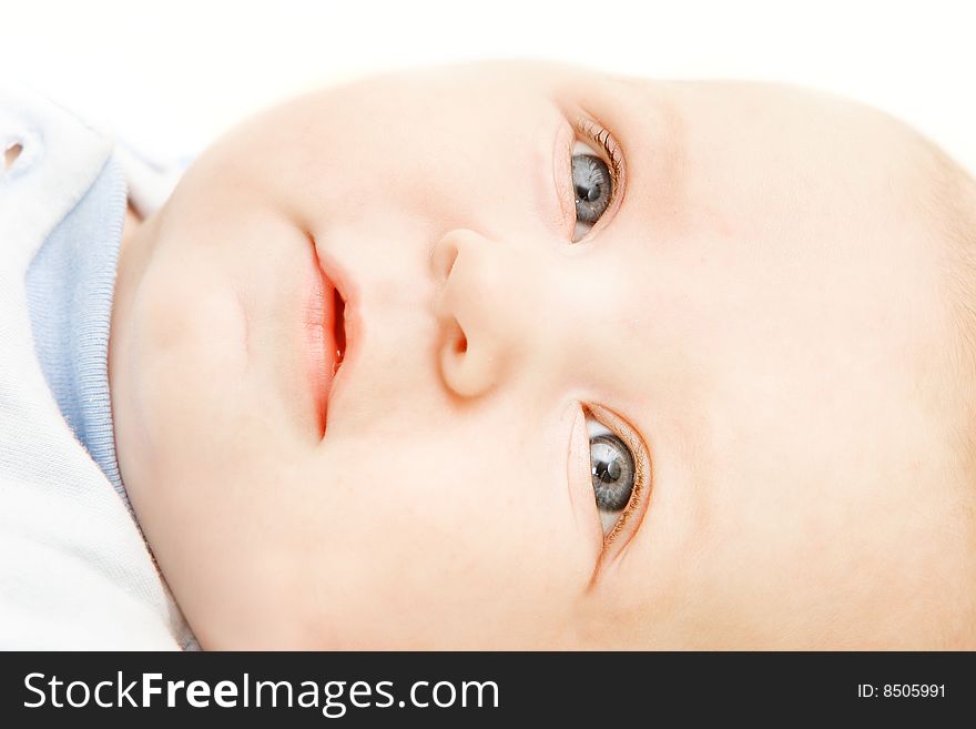 Close Up Baby Portrait