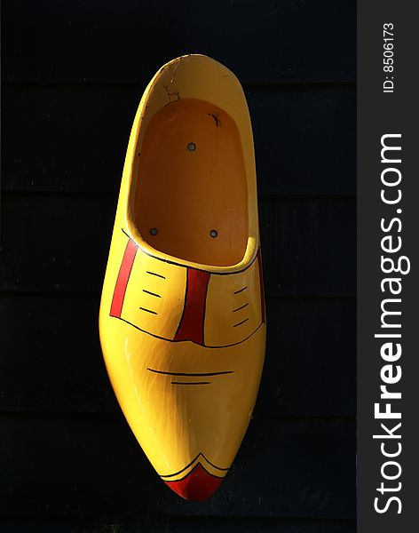 Wooden Shoe For Decoration