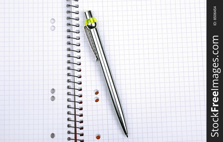 Pen On Notebook.
