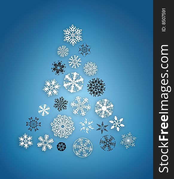 Collection of beautiful snowflakes, available in format. Fully editable. Collection of beautiful snowflakes, available in format. Fully editable