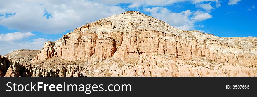 Panorama of Cappadocia near Goreme, Turkey. Panorama of Cappadocia near Goreme, Turkey