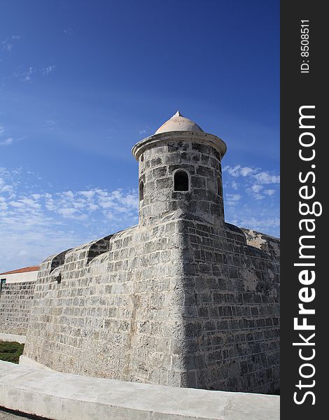 La Punta Castle In A  Summer Day, Habana