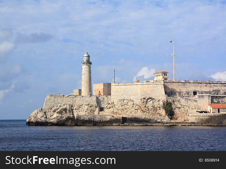 The Morro Lighthouse In Havana Bay