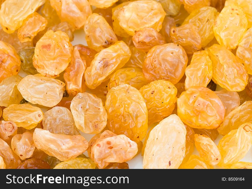 Composition from dried fruits on a light background