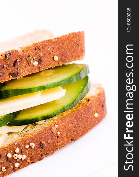 Cheese And Cucumber Sandwich