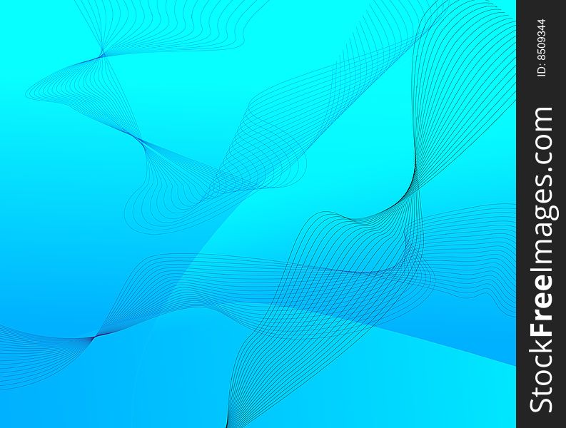 Blue wallpaper / background with some stripes and gradient