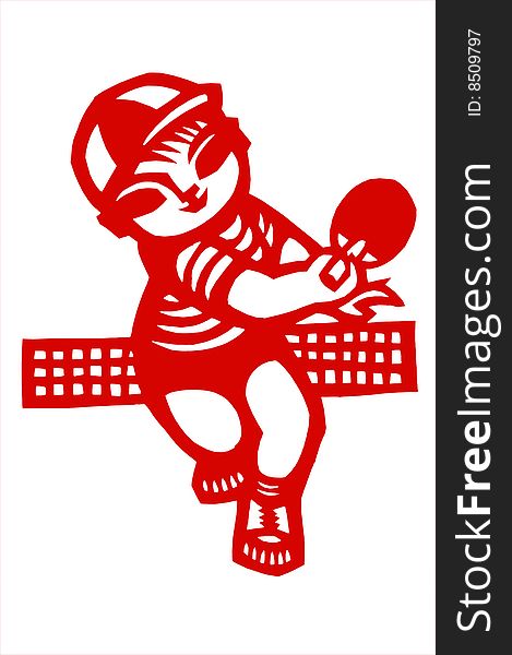 Paper-cut of chinese traditional pattern:a boy.red
chinese traditional handicraft work. Paper-cut of chinese traditional pattern:a boy.red
chinese traditional handicraft work