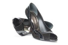 Black Female Shoes Stock Photos Black Female Shoes Stock Photos