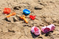 Beach Toys Royalty Free Stock Images Beach Toys Royalty Free Stock Images