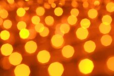 Defocused Glowing Lights Royalty Free Stock Photography