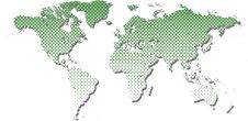 Halftone World Map. Stock Image Halftone World Map. Stock Image