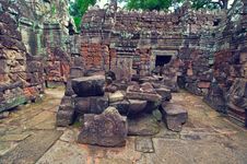 Inside View Of Ta Som Temple. Angkor Wat Stock Images Inside View Of Ta Som Temple. Angkor Wat Stock Images