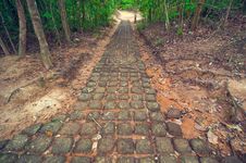 Ancient Stone Path From Ta Som Temple. Angkor Wat Royalty Free Stock Photos Ancient Stone Path From Ta Som Temple. Angkor Wat Royalty Free Stock Photos