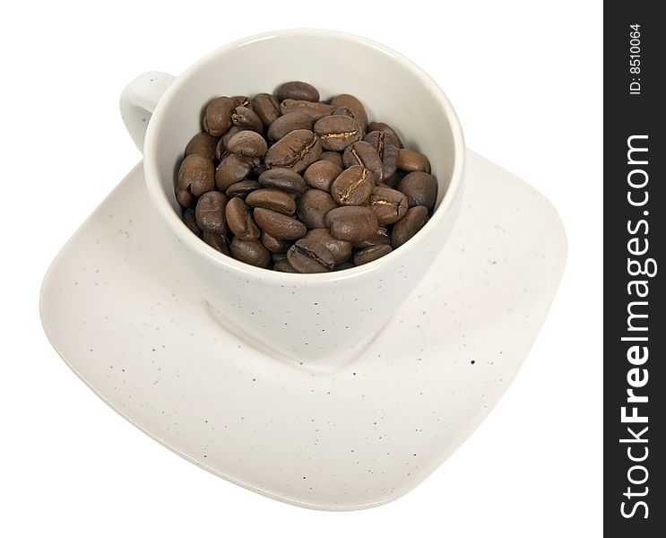 Cup With Coffe Beans