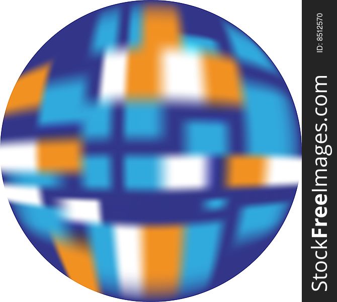 A blue, white and orange web button looking like 3d made in Illustrator by gradient mash. A blue, white and orange web button looking like 3d made in Illustrator by gradient mash.