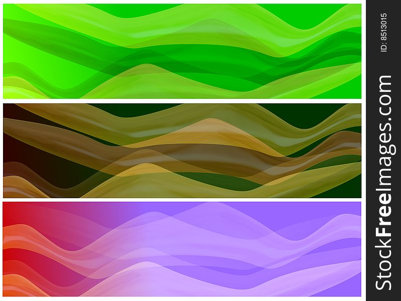 Various Banners Or Headers