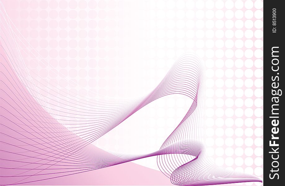 Pink abstract decorate card, background vector