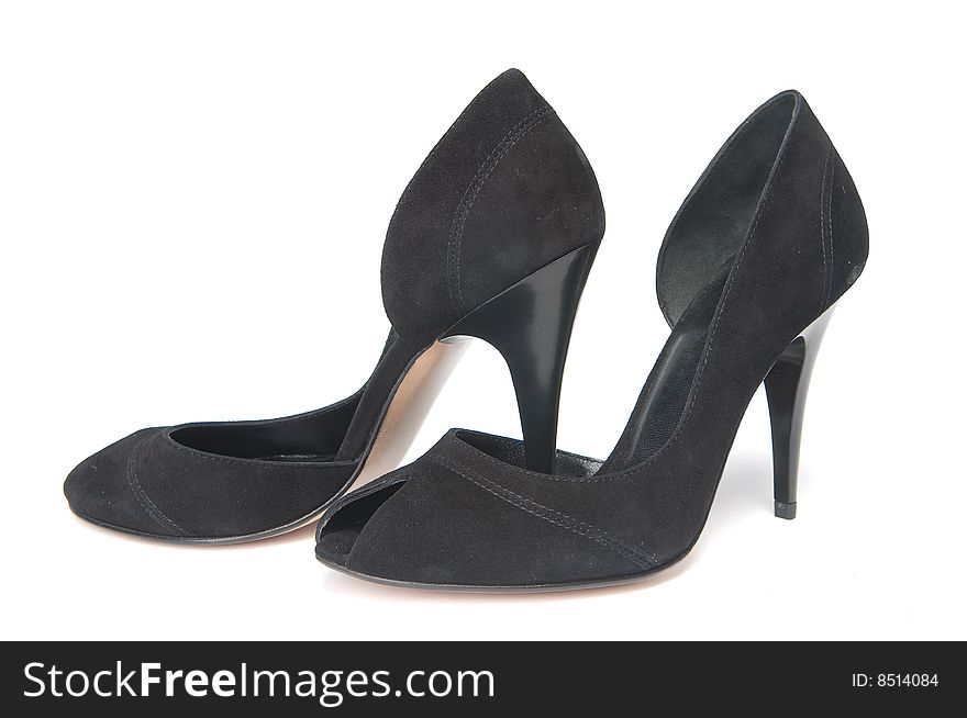 Pair Of Black Female Shoes