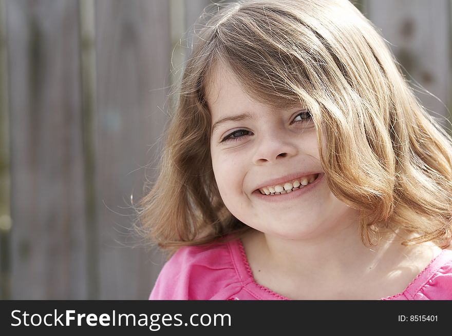 A picture of a cute young girl